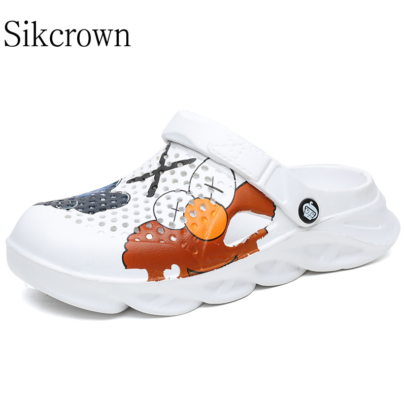 Vasarinės klumpės vyrams Klasikinės vyriškos basutės Kvėpuojančios sportinės lauko paplūdimio basutės Vyriškos Minkštos Eva Šlepetės Sandalijos Avalynė 45