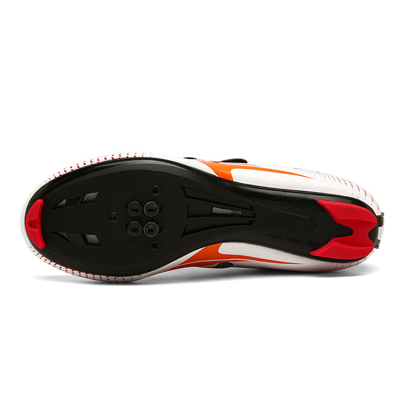 Uniszex légáteresztő ultrakönnyű kerékpáros cipő Országúti kerékpáros cipő önzáró SPD professzionális kerékpáros tornacipő, 36-46 nagy méret