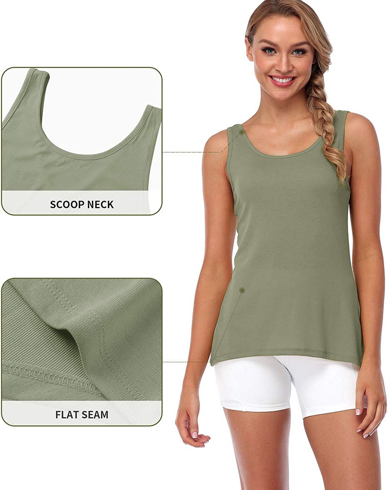 Charmo ženski sportski prsluk bez rukava Prsluk za trčanje s širokim izrezom Kamizol na vezanje na leđima Aktivna majica bez rukava Top za spavanje na otvorenom
