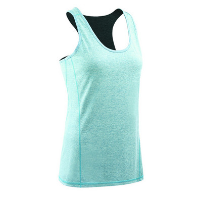 Női Fitness Top Edzés Edzés Gyakorlat Gym póló Sport póló Testépítés Jóga Futás Hát nélküli ujjatlan pólók Mellény 08