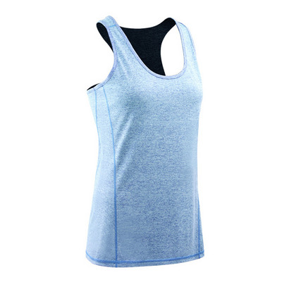 Női Fitness Top Edzés Edzés Gyakorlat Gym póló Sport póló Testépítés Jóga Futás Hát nélküli ujjatlan pólók Mellény 08