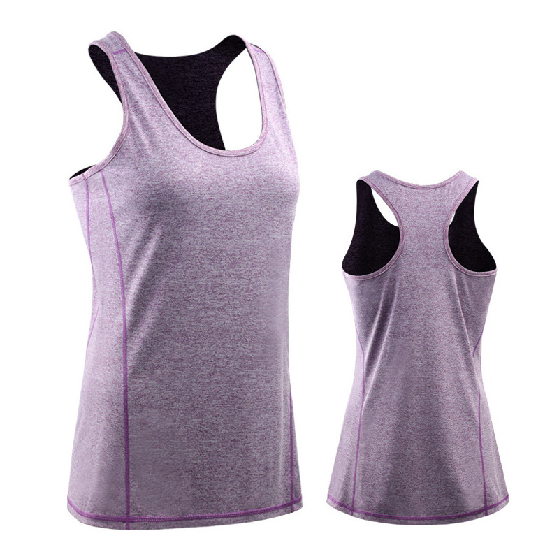 Női Fitness Top Edzés Edzés Gyakorlat Gym póló Sport póló Testépítés Jóga Futás Hát nélküli ujjatlan pólók Mellény 08