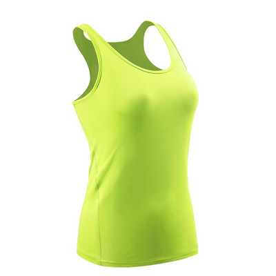 Női Fitness Top Edzés Edzés Edzés Gym póló Sport póló Testépítés Jóga Futás Háttámla Ujjatlan Póló Mellény 82