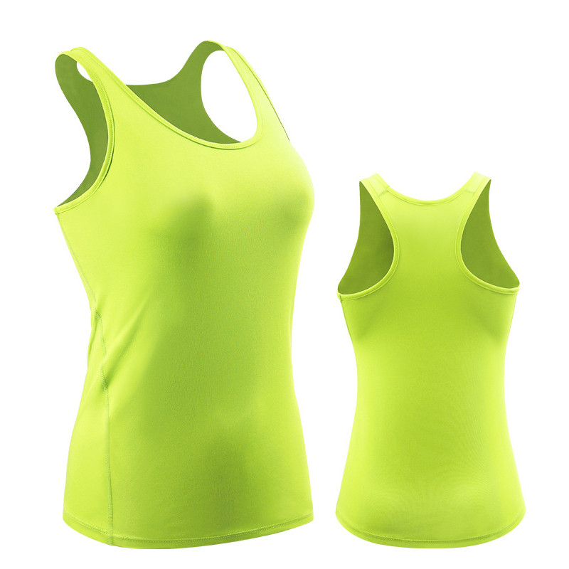 Női Fitness Top Edzés Edzés Edzés Gym póló Sport póló Testépítés Jóga Futás Háttámla Ujjatlan Póló Mellény 82