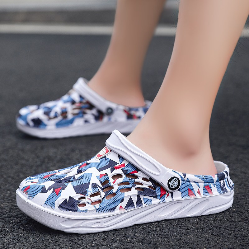 Γνήσια ανδρικά σανδάλια ελαφριά καθημερινά παπούτσια EVA ανδρικά παπούτσια με μαλακή σόλα τσόκαρα Παντόφλες για εξωτερικούς χώρους παραλίας Παπούτσια νερού κήπου