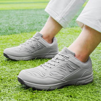 Мъжки дишащи обувки за голф Голям размер 39-48 маратонки за голф Удобни обувки за ходене на открито Противоплъзгащи се маратонки