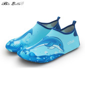 Gyerekek nyári papucsok gyerek strandcipők csúszásmentes, légáteresztő fiúk és lányok babaúszás bálnacápa mintás gázlócipők