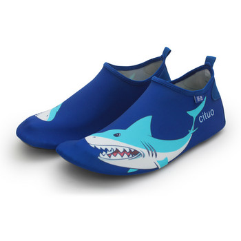 Детски летни чехли Детски плажни обувки Неплъзгащи се дишащи момчета и момичета Бебешки плувни обувки с щампа на китова акула