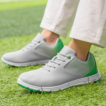 Ανδρικά παπούτσια γκολφ αδιάβροχα αθλητικά παπούτσια γκολφ για εξωτερικούς χώρους Anit Slip για παίκτες γκολφ Άνετα αθλητικά παπούτσια για περπάτημα