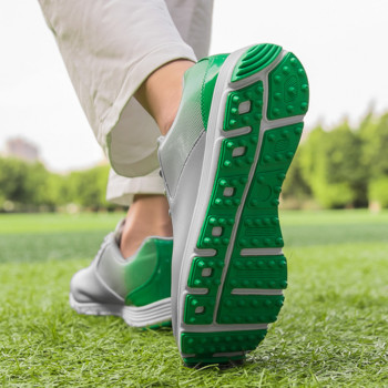 Ανδρικά παπούτσια γκολφ αδιάβροχα αθλητικά παπούτσια γκολφ για εξωτερικούς χώρους Anit Slip για παίκτες γκολφ Άνετα αθλητικά παπούτσια για περπάτημα