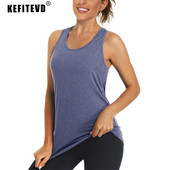 KEFITEVD suvine jooksuvest naiste varrukateta singliga särgid niiskust imavad kiiresti kuivavad jõusaali fitness-jooga särgid vestid