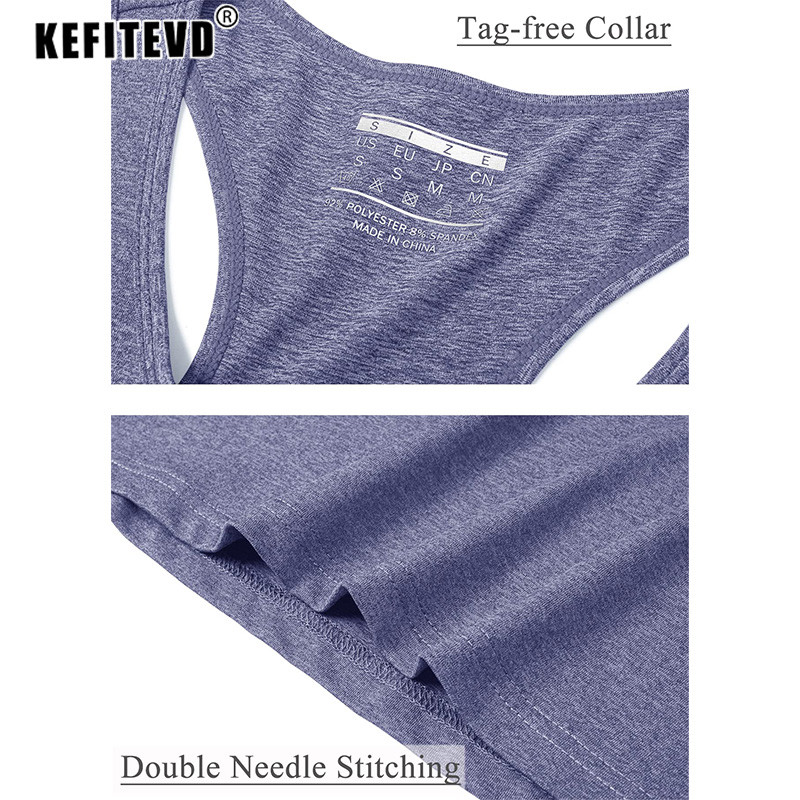 KEFITEVD suvine jooksuvest naiste varrukateta singliga särgid niiskust imavad kiiresti kuivavad jõusaali fitness-jooga särgid vestid