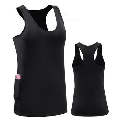 Topi bez piedurknēm Sieviešu sporta veste Blūze Krekli Sieviešu sporta zāle Treniņš Treniņš Sporta apģērbs chalecos Singlet Joga Zeķubikses deportivo