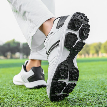 Νέα παπούτσια γκολφ ανδρικά αδιάβροχα αθλητικά παπούτσια γκολφ για άνδρες Ελαφριά παπούτσια προπόνησης γκολφ για εξωτερικούς χώρους Ανδρικά αθλητικά αθλητικά παπούτσια γκολφ