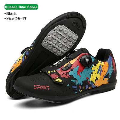 Ανδρικά αθλητικά παπούτσια ποδηλασίας Mtb παπούτσια Cleat SPD παπούτσια για ποδήλατο βουνού Γυναικεία παπούτσια με επίπεδη πετάλια ποδηλάτου ταχύτητας Sneaker Trail Road Cycling παπούτσια