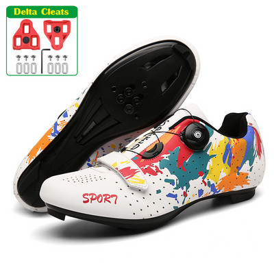 Ανδρικά αθλητικά παπούτσια ποδηλασίας Mtb παπούτσια Cleat SPD παπούτσια για ποδήλατο βουνού Γυναικεία παπούτσια με επίπεδη πετάλια ποδηλάτου ταχύτητας Sneaker Trail Road Cycling παπούτσια