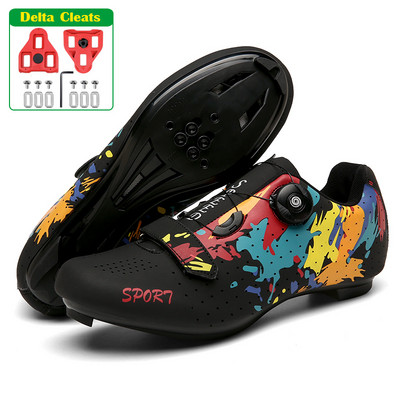 Ανδρικά αθλητικά παπούτσια ποδηλασίας Mtb παπούτσια Cleat SPD παπούτσια για ποδήλατο βουνού Γυναικεία παπούτσια με επίπεδη πετάλια ποδηλάτου ταχύτητας Sneaker Trail Road Cycling παπούτσια