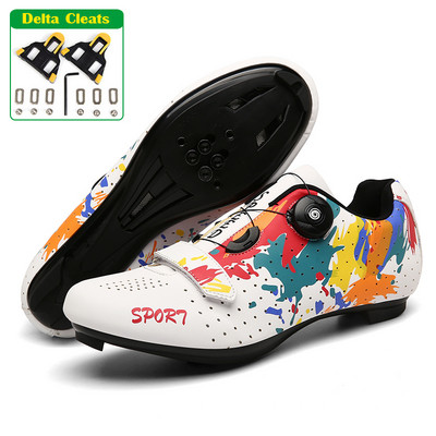 Ανδρικά αθλητικά παπούτσια ποδηλασίας Mtb παπούτσια Cleat SPD παπούτσια για ποδήλατο βουνού Γυναικεία παπούτσια με επίπεδη πετάλια ποδηλάτου ταχύτητας Sneaker Trail Road Cycling παπούτσια