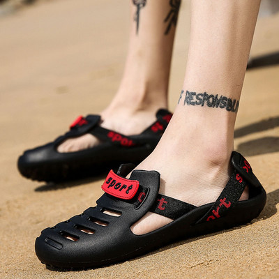 Férfi vízicipők nyári strandpapucsok tengerparti szandálok férfi diákoknak csúszásmentes folyó túrázás úszás upstream cipők