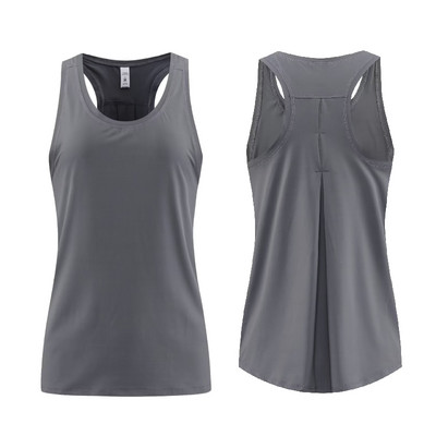 Moteriški marškinėliai, mergaičių, patogūs minkšto šilko liemenės marškinėliai, bėgimo jogos sporto salė Sportiniai paplūdimio drabužiai, sportiniai drabužiai