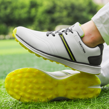 Αδιάβροχα παπούτσια γκολφ ανδρικά ελαφριά φορέματα γκολφ για άνδρες Άνετα για εξωτερικούς χώρους γκολφ Παπούτσια για περπάτημα Αντιολισθητικά αθλητικά αθλητικά πάνινα παπούτσια