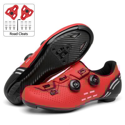 Kalnu velosipēdistu apavi Vīriešu plakani Dirt Mtb riteņbraukšanas apavi sievietēm sacīkšu šosejas velosipēdistu sporta apavi Speed velosipēdu apavi Spd skavas priekš Shimano