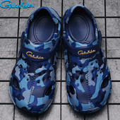 2022. g. Vīriešu brīvdabas sporta neslīdoši pludmales apavi Vasaras alu apavi maskēšanās, mīksta apakša, brīva laika sandales, ūdens makšķerēšanas apavi