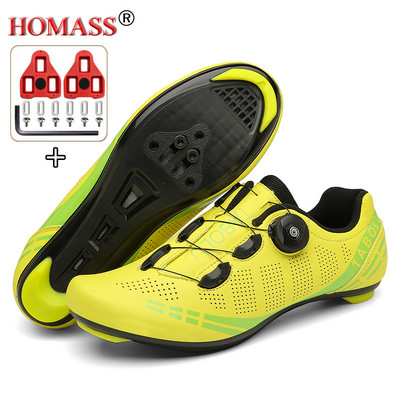 SPD riteņbraukšanas kedas Mtb vīriešu sieviešu kalnu velosipēdistu apavi Ultraviegli sacīkšu šosejas velosipēdistu apavi Plakanas skavas Dirt Speed kedas