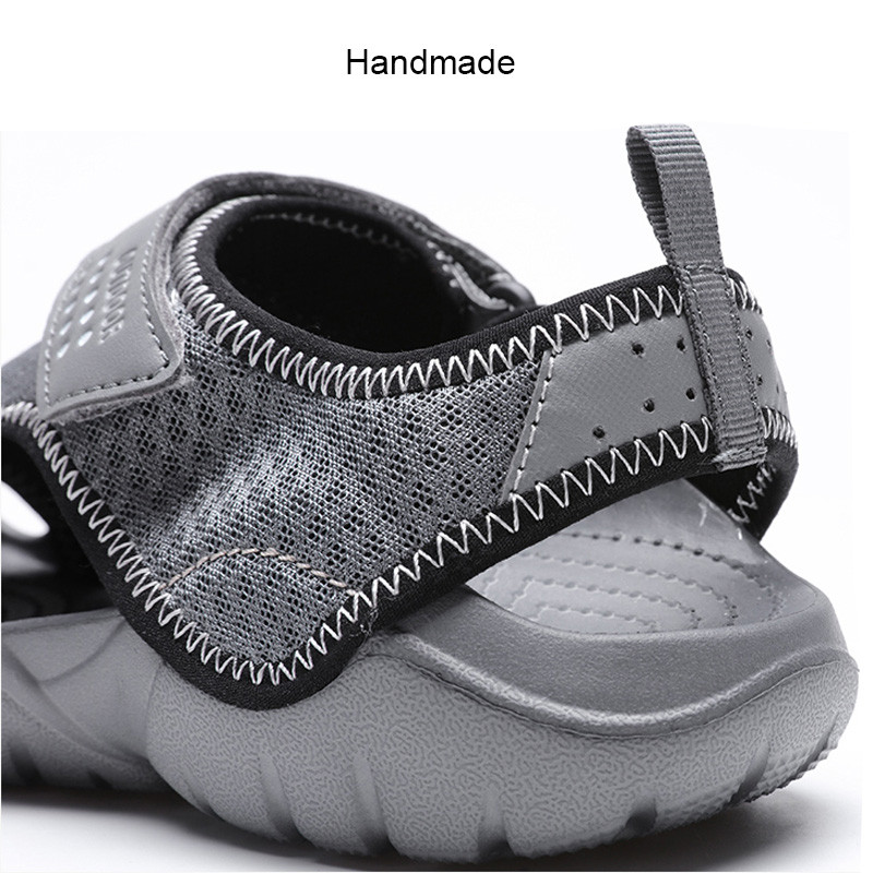 Vyriški lauko sandalai „Four Seasons“ tinkliniai, kvėpuojantys vyriški batai Daugiafunkciai bridimo basutės plius dydžio, patogūs vyriški batai