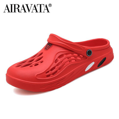 Unisex pludmales sandales vieglas dobas čības vasaras ātri nožūst plakanas klasiskas vīriešu sieviešu koka tupeles, liels izmērs 36-49