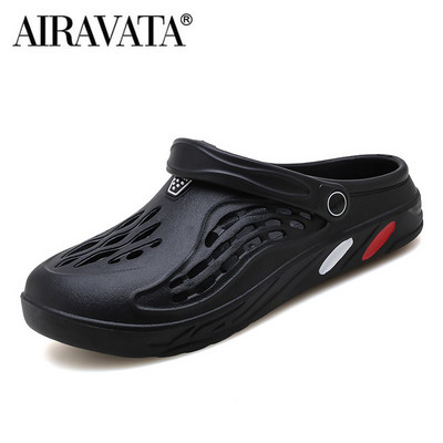 Unisex pludmales sandales vieglas dobas čības vasaras ātri nožūst plakanas klasiskas vīriešu sieviešu koka tupeles, liels izmērs 36-49