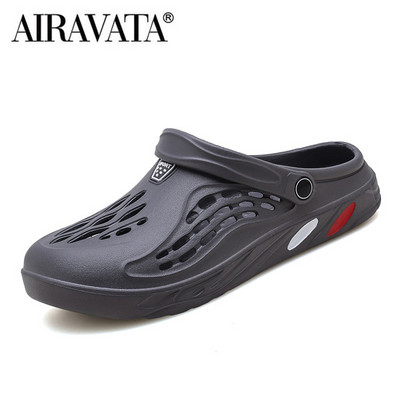 Unisex pludmales sandales vieglas dobas čības vasaras ātri nožūst plakanas klasiskas vīriešu sieviešu koka tupeles, liels izmērs 36-49