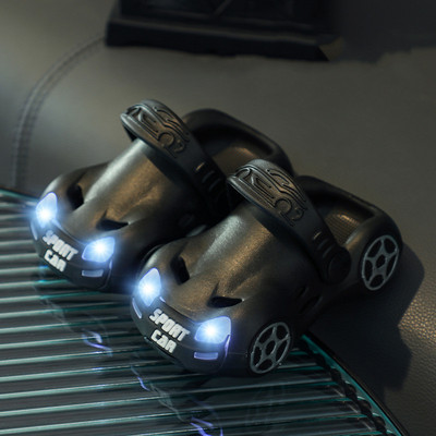 Suvised Laste EVA sandaalid Lastele Sussid Beebipoisid Tüdrukud Pehme Tald Libisemisvastane Hole Rannakingad Armsad Multifilmid Auto Helendavad Tuled