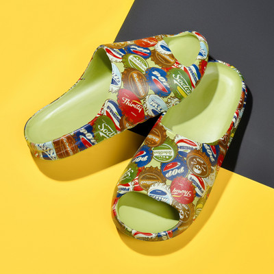 Kuum müük paksu põhjaga Vannituba Meeste Kodusussid Sussid Pehmed Toasussid Suvised plätud rannasussid