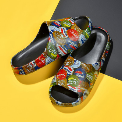 Kuum müük paksu põhjaga Vannituba Meeste Kodusussid Sussid Pehmed Toasussid Suvised plätud rannasussid