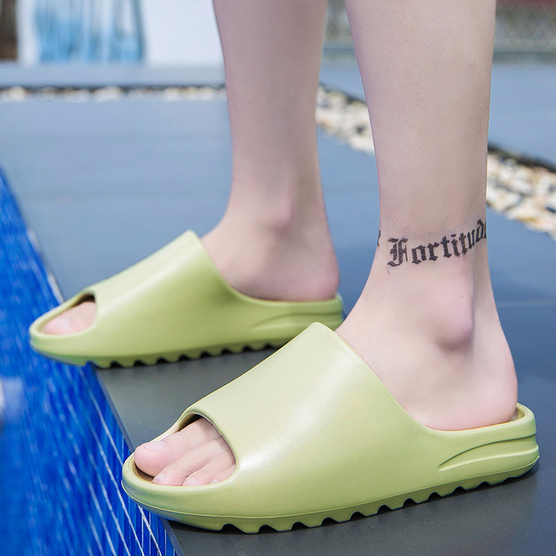 Nyári Strand Ajtónk Csúszdák Női Papucsok Platform Öszvérek Cipők Női Lakások Új Férfi Divat Papucsok Beltéri Háztartás