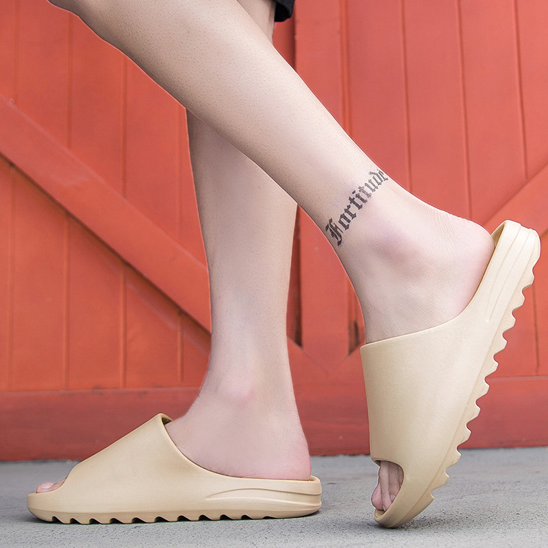 Nyári Strand Ajtónk Csúszdák Női Papucsok Platform Öszvérek Cipők Női Lakások Új Férfi Divat Papucsok Beltéri Háztartás