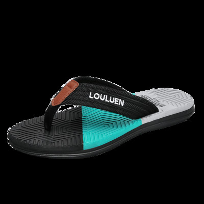 Vasaras Vīriešu Flip Flop Vīriešu Pludmales Čības Plakanas Vīriešu Ikdienas Ikdienas Apavi Peldēšana Ūdens Baseins Saspiežot Toe Sandalias Hombre