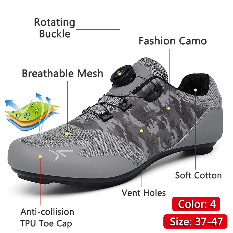Speed Sneaker Road Cycling Παπούτσια Mtb Cleat Bike Παπούτσια ποδηλάτου Υποδήματα Mountain Dirt Biking Παπούτσια SPD SL Επίπεδα ανδρικά γυναικεία τρίαθλο