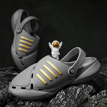 Νέα καλοκαιρινά ανδρικά πέδιλα παραλίας Ανδρικά αθλητικά αθλητικά παπούτσια για άντρες Flat 3,5cm Παντόφλες Casual Outdoor Casual Παπούτσια Σαγιονάρες Sandalias Hombre