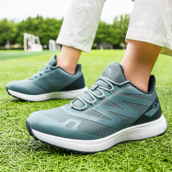 Дишащи обувки за голф за мъже Професионални маратонки за голф на открито Класически мрежести удобни обувки за голф тренировка