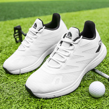 Παπούτσια γκολφ για άντρες που αναπνέουν Επαγγελματικά αθλητικά παπούτσια γκολφ εξωτερικού χώρου Classic Mesh άνετα παπούτσια προπόνησης γκολφ