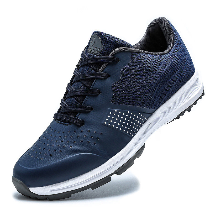 Vízálló golfcipők férfiaknak Professzionális kültéri golf sport tornacipők nagy méretű 39-48 férfi tüske nélküli golf edzőcipők