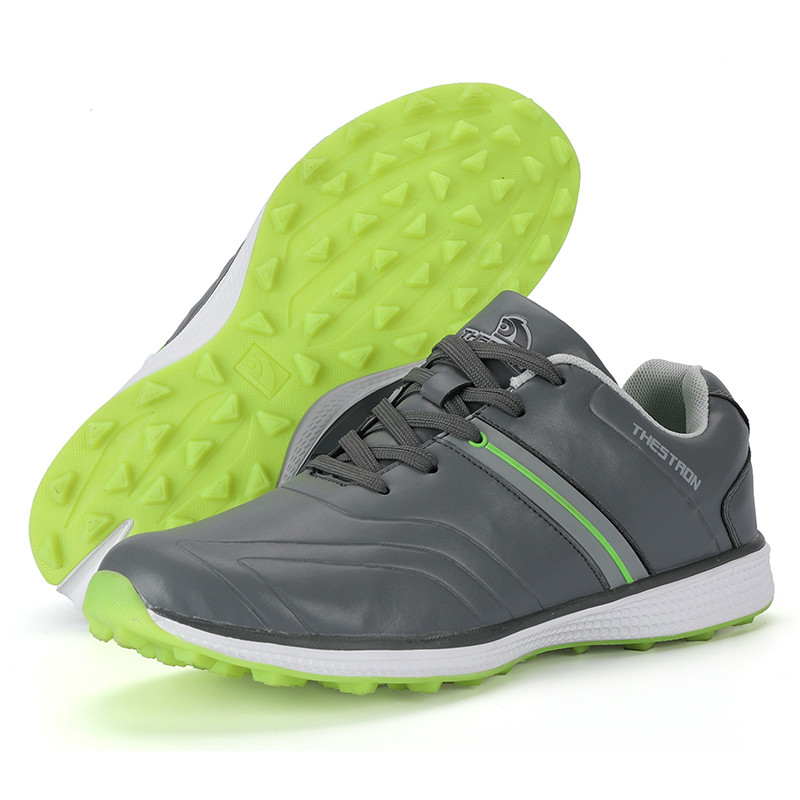 Vízálló golfcipők férfi golfcipők férfi bőr golf sportcipők tüske nélküli könnyű tavaszi őszi golfcipő túrák