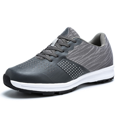 Liela izmēra 39-48 golfa apavi Vasaras sieta golfa sporta sporta kedas vīriešiem Ūdensnecaurlaidīgas zāles treniņiem Golfa apavi Vīriešu ekskursijas golfa apavi