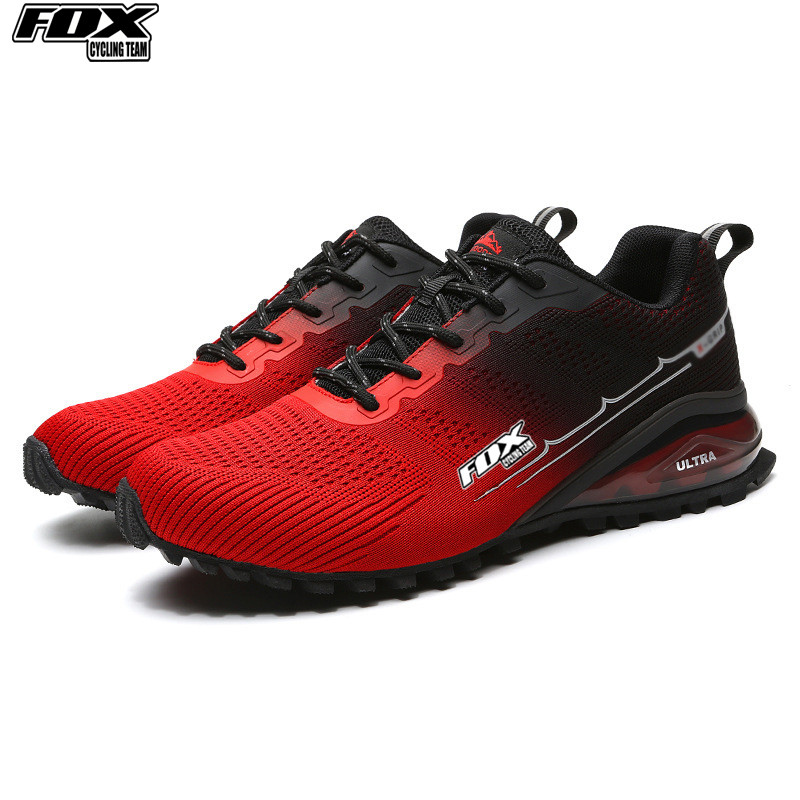 2022. aasta meeste võrkkangast hingavad tossud vabaaja libisemiskindlad kamuflaažiga rattakingad Jooksutossud Fox Cycling Team Racing matkajalatsid