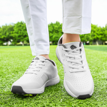 Водоустойчиви обувки за голф Мъжки професионални облекла за голф за мъже Луксозни обувки за голф на открито Спортни маратонки против приплъзване