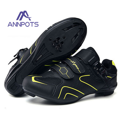 Vīriešu kalnu velosipēdistu apavi Speed Sneakers šosejas riteņbraukšanas čības MTB apavi īpaši vieglie sieviešu plakani SPD pašbloķējošie velosipēda apavi