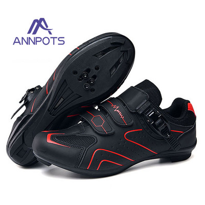 Vīriešu kalnu velosipēdistu apavi Speed Sneakers šosejas riteņbraukšanas čības MTB apavi īpaši vieglie sieviešu plakani SPD pašbloķējošie velosipēda apavi