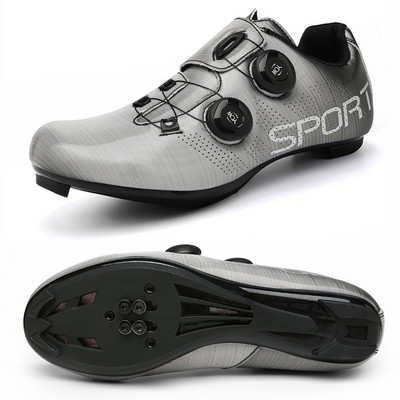 Dviračių avalynė Mtb Vyriška plokščia kalnų dviračių avalynė, skirta Shimano SPD Cleats Moteriški triatlono plento dviračių batai lenktyniniai greitieji sportbačiai
